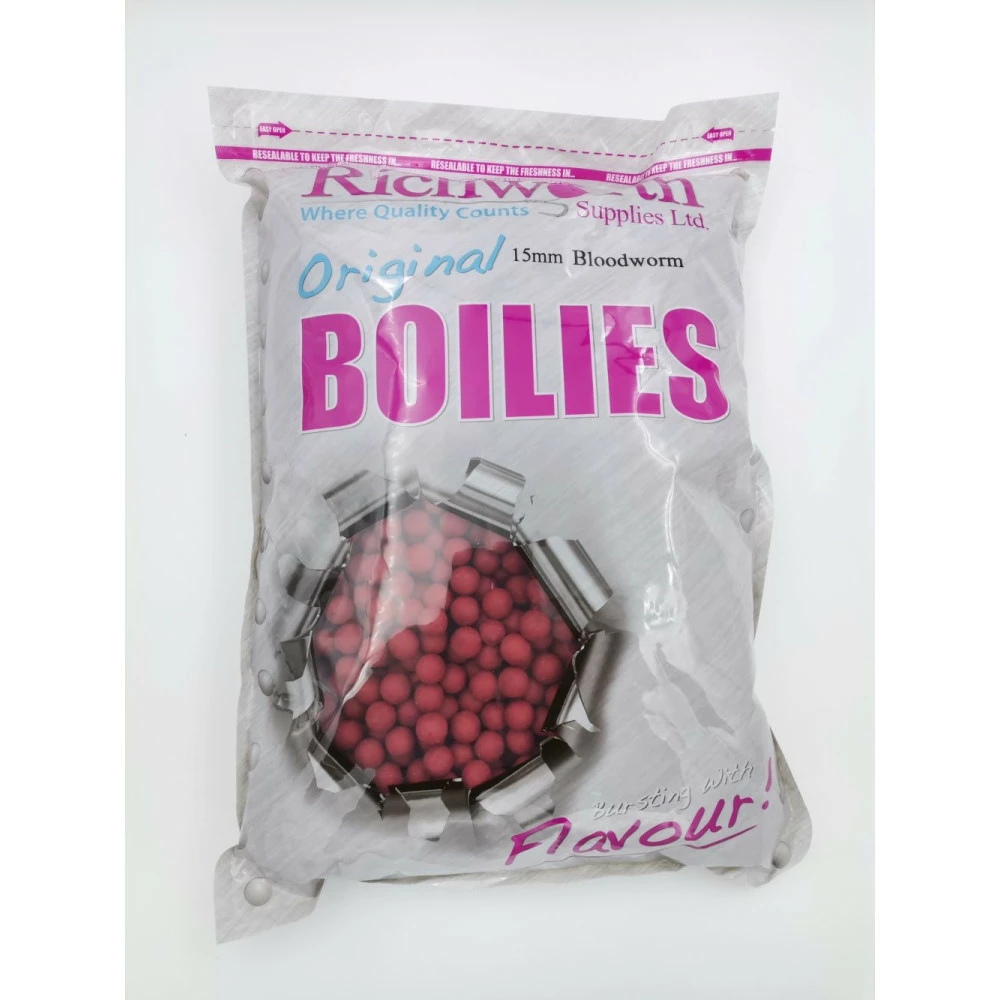 Bouillettes Richworth Bloodworm 5kg Ver De Vase 3 Bouillettes Richworth Bloodworm 5kg Ver De Vase
