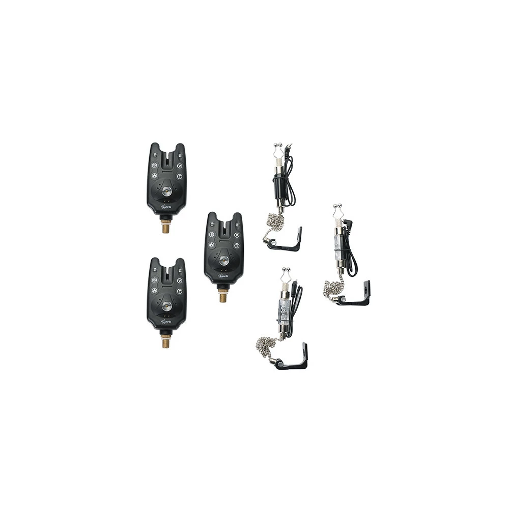 CarpOn3 Détecteurs De Touche & 3 Swingers Set 3 CarpOn3 Détecteurs De Touche & 3 Swingers Set