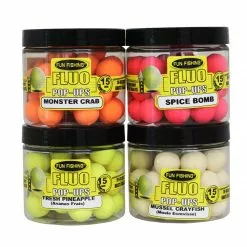 Fluo Pop Ups Ananas Frais 15mm 67g FUN FISHING 7 Fluo Pop Ups Ananas Frais 15mm 67g FUN FISHING -NASH Soldes Magasin fluo pop ups ananas jaune 15mm 67g fun fishing 2
