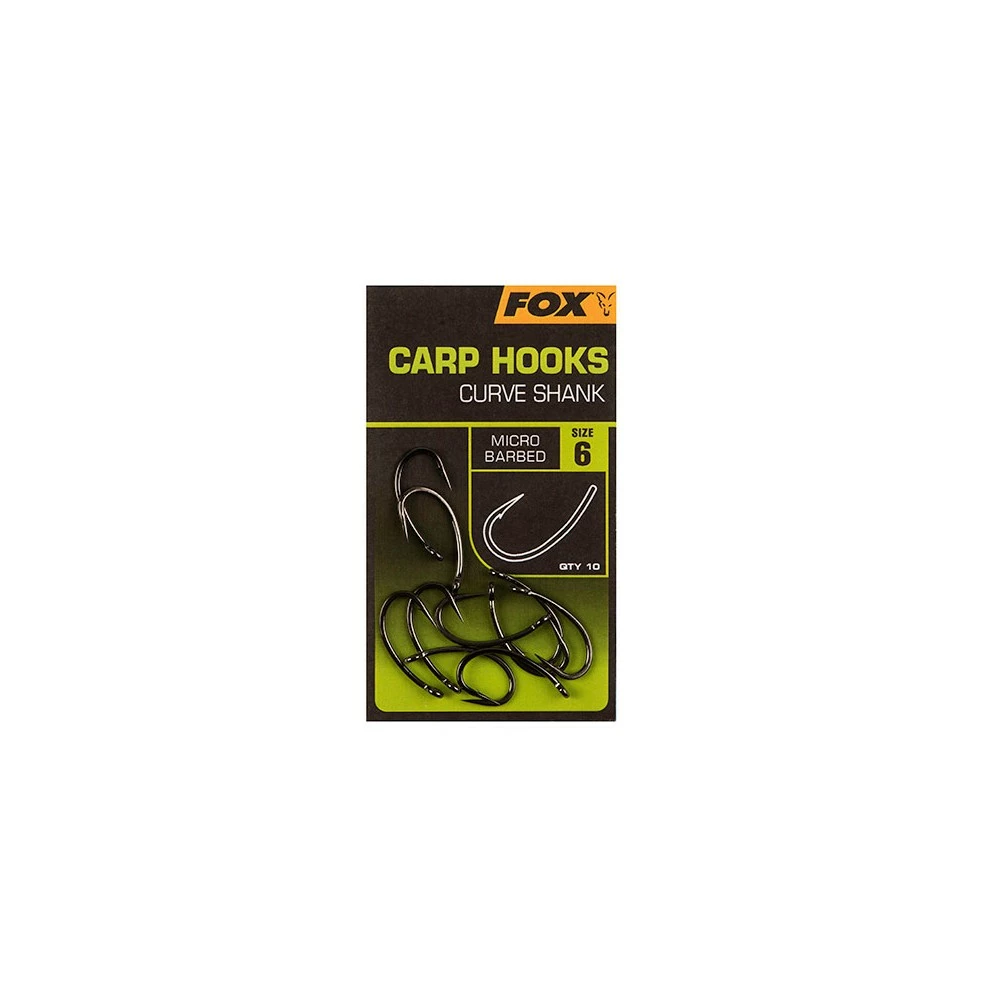 Hameçon Fox Carp Hooks Curve Shank 3 Hameçon Fox Carp Hooks Curve Shank