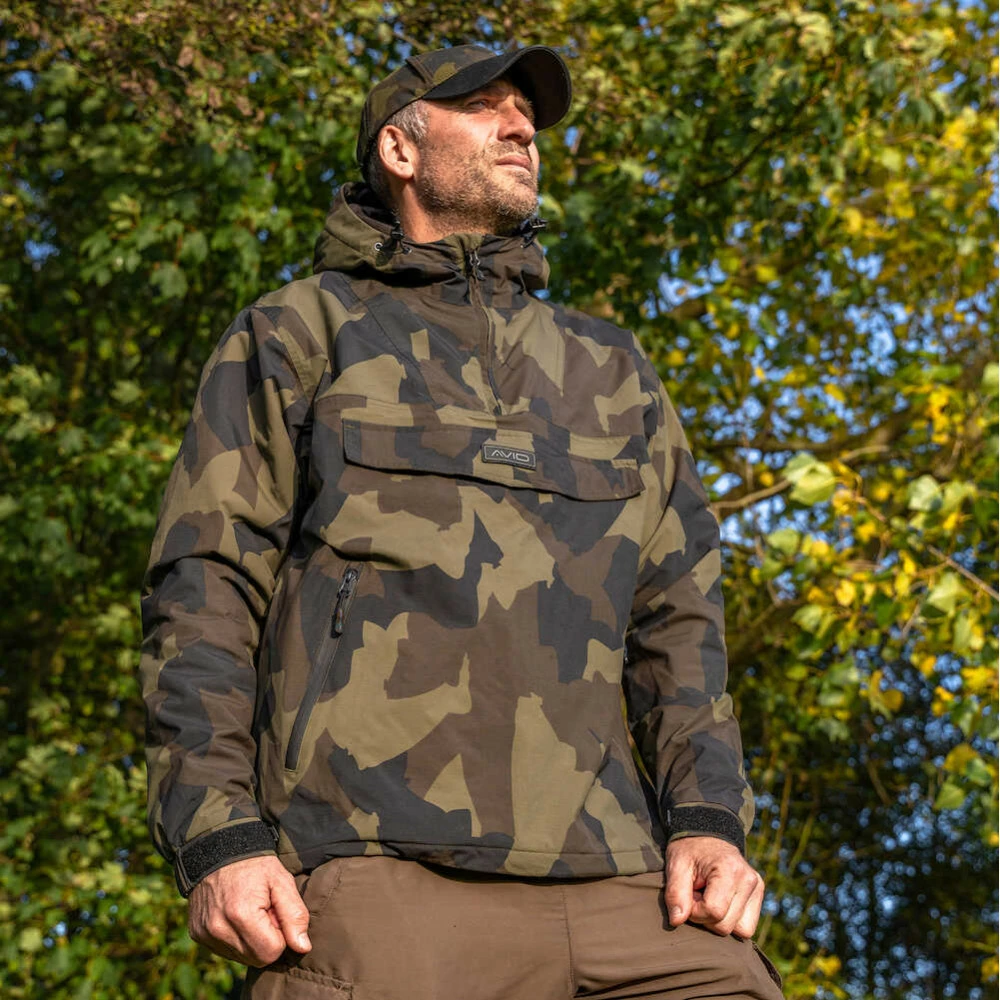 Veste Avid Carp Ripstop Camo Pullover Jacket 8 Veste Avid Carp Ripstop Camo Pullover Jacket – Image 6